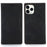 Auto-absorbed Folio Flip PU Leather Wallet Stand Phone Cover Shell for iPhone 12 / 12 Pro 6.1 inch - Black - 1