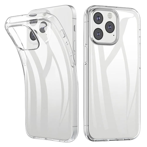 For iPhone 13 Pro 6.1 inch Anti-fingerprint Clear Soft TPU Phone Case Smartphone Bag Covering - 1