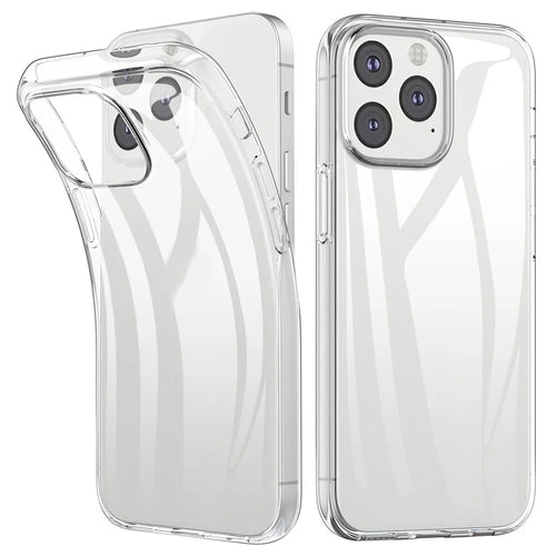 Anti-fingerprint See-through Soft TPU Phone Back Case Cover for iPhone 13 mini 5.4 inch - 1