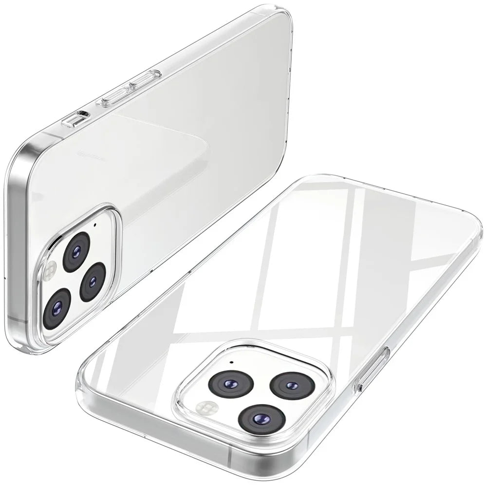 Anti-fingerprint See-through Soft TPU Phone Back Case Cover for iPhone 13 mini 5.4 inch - 2