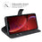 For iPhone 13 mini 5.4 inch Folio Flip Leather Wallet Case Phone Cover Shell with Foldable Stand - Black - 5