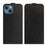 Crazy Horse Texture Vertical Flip PU Leather Phone Case with Card Slot for iPhone 13 mini 5.4 inch - Black - 1
