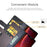 Genuine Leather Wallet Design Phone Stand Shell Case for iPhone 13 Pro Max 6.7 inch - Black - 5