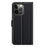 Litchi Texture Wallet Stand Design Folio Flip PU Leather Case Phone Cover for iPhone 13 Pro Max 6.7 inch - Black - 6