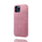 PU Leather Coated PC Phone Case for iPhone 13 Pro Max 6.7-inch - Rose Gold - 2