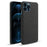 Cloth Coated Hard Plastic Phone Case Cover for iPhone 13 Pro 6.1-inch - Black - 1