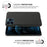 Cloth Coated Hard Plastic Phone Case Cover for iPhone 13 Pro 6.1-inch - Black - 3