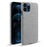 Cloth Coated Hard Plastic Phone Case Cover for iPhone 13 Pro Max 6.7-inch - Light Grey - 1