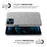 Cloth Coated Hard Plastic Phone Case Cover for iPhone 13 Pro Max 6.7-inch - Light Grey - 3