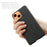 Solid Color Cloth Coated PC Phone Case for iPhone 13 mini 5.4 inch - Black - 4