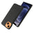 Solid Color Cloth Coated PC Phone Case for iPhone 13 mini 5.4 inch - Black - 6