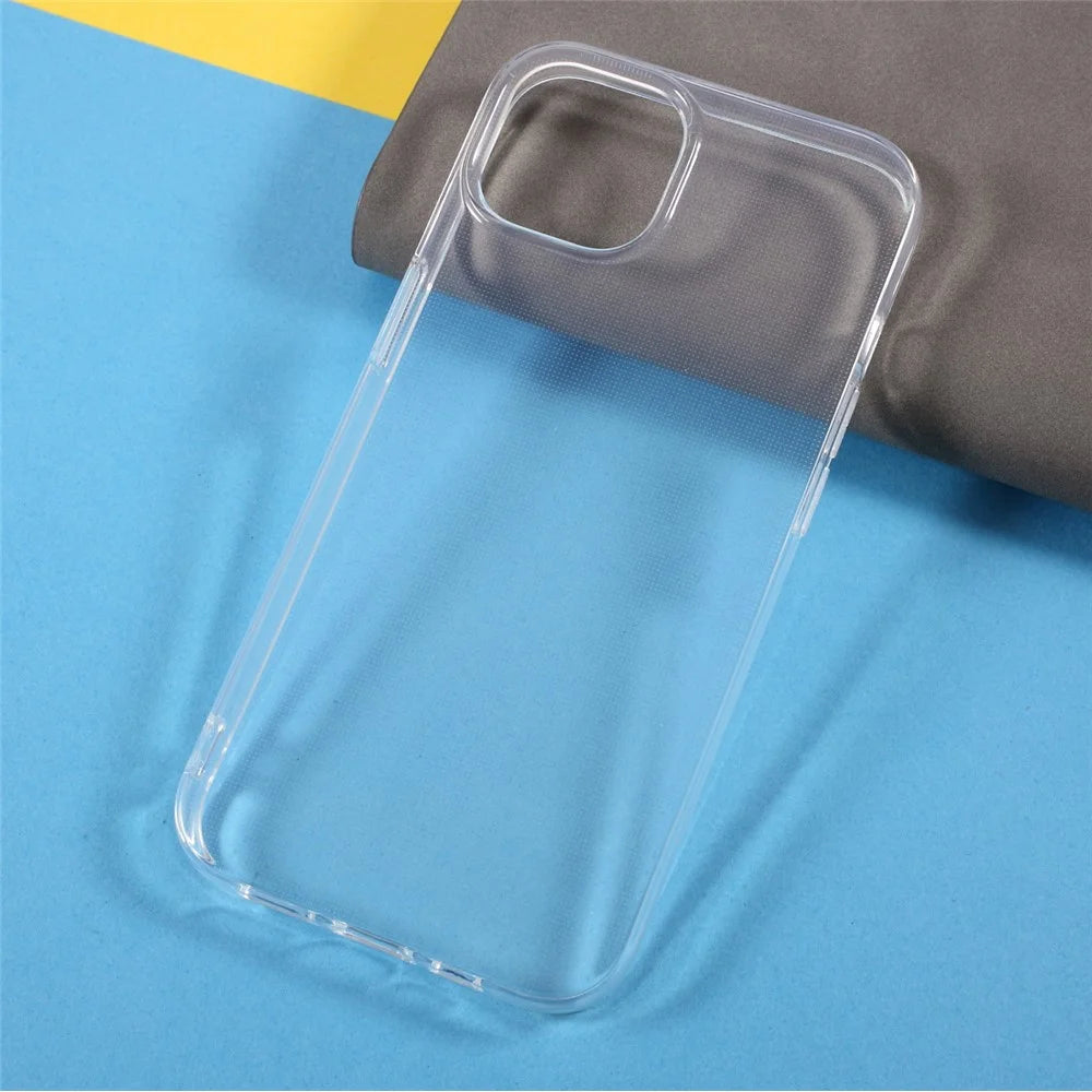 Crystal Clear Design Non-Slip 2mm Thick Soft TPU Shockproof Protective Cover for iPhone 13 6.1 inch - 2