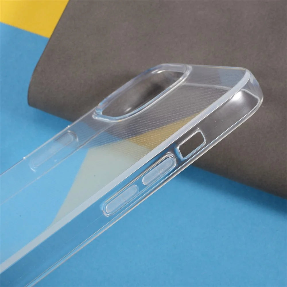 Crystal Clear Design Non-Slip 2mm Thick Soft TPU Shockproof Protective Cover for iPhone 13 6.1 inch - 6