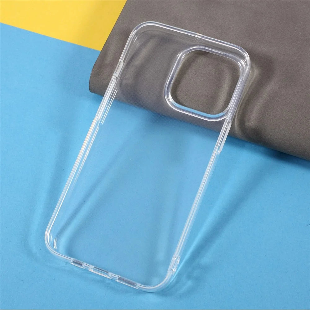 Transparent Full Body Scratch-Resistant 2mm TPU Clear Back Cover for iPhone 13 Pro 6.1 inch - 5