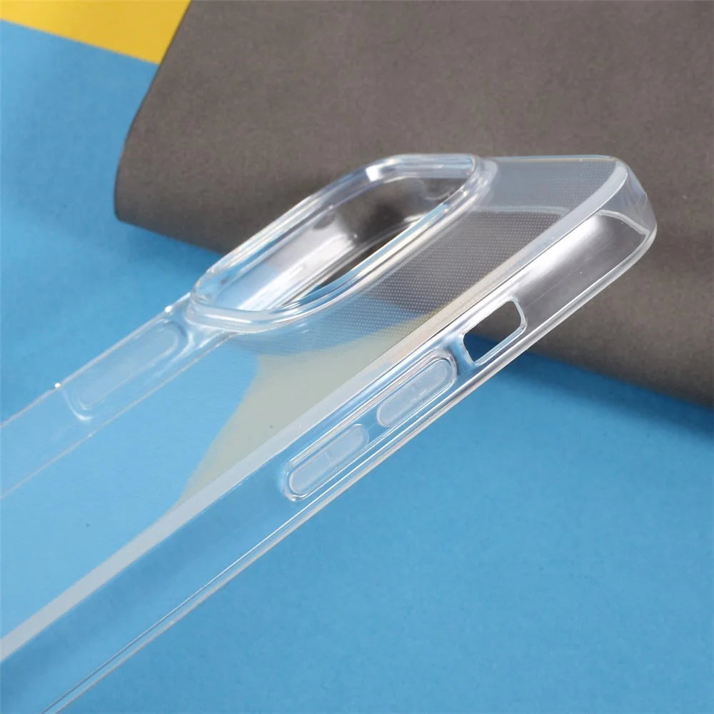 Transparent Full Body Scratch-Resistant 2mm TPU Clear Back Cover for iPhone 13 Pro 6.1 inch - 6
