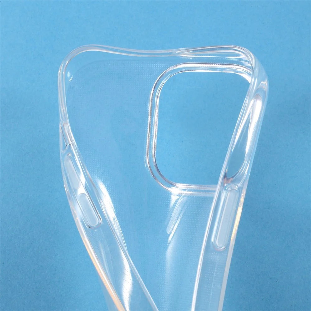 Transparent Full Body Scratch-Resistant 2mm TPU Clear Back Cover for iPhone 13 Pro 6.1 inch - 7