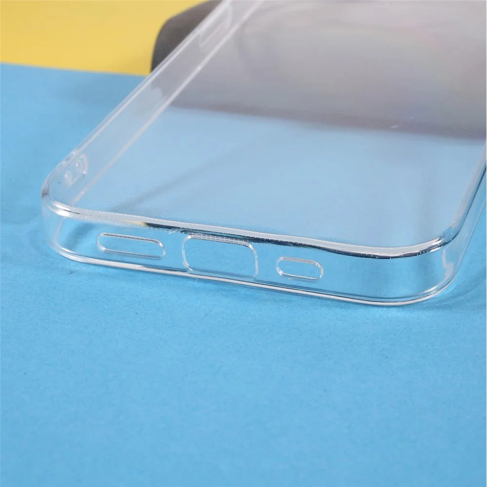 High Definition Crystal Clear Shock Absorption 1.5 mm Thick TPU Rubber Gel Case for iPhone 13 mini / 12 mini - 4