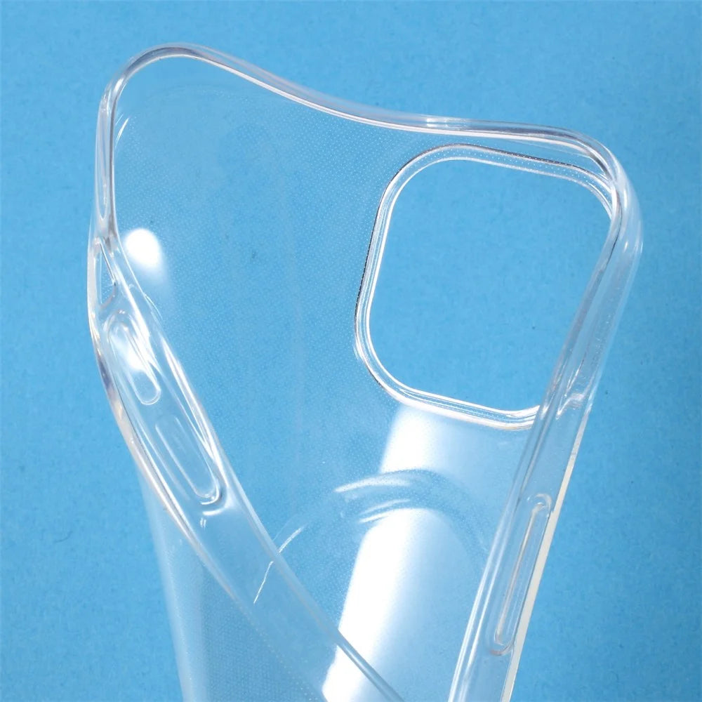 High Definition Crystal Clear Shock Absorption 1.5 mm Thick TPU Rubber Gel Case for iPhone 13 mini / 12 mini - 7
