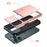 Dustproof Scratch-proof Slide Card Holder PC + TPU Hybrid Back Phone Case for iPhone 13 Pro Max 6.7 inch - Grey - 4