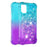 Gradient Quicksand Series Flowing Liquid Floating Soft TPU Cover for iPhone 13 6.1 inch - Sky Blue/Purple - 3