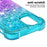 Gradient Quicksand Series Flowing Liquid Floating Soft TPU Cover for iPhone 13 6.1 inch - Sky Blue/Purple - 4