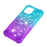 Gradient Quicksand Series Flowing Liquid Floating Soft TPU Cover for iPhone 13 6.1 inch - Sky Blue/Purple - 6
