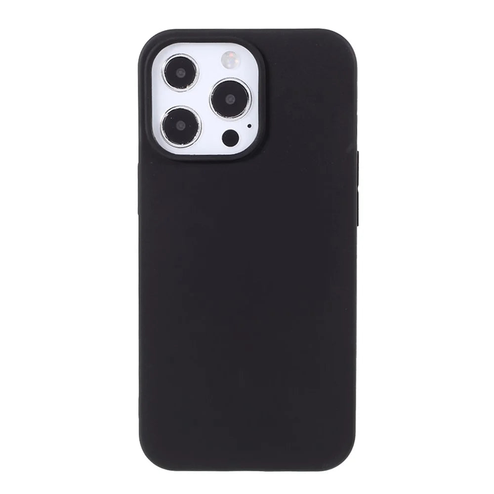 Matte Soft TPU Mobile Phone Case for iPhone 13 Pro Max 6.7-inch - Black - 2