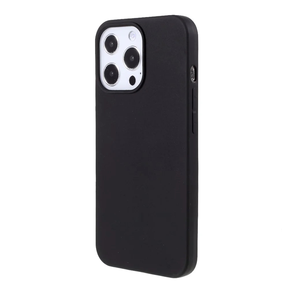 Matte Soft TPU Mobile Phone Case for iPhone 13 Pro Max 6.7-inch - Black - 3