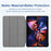 ENKAY HAT PRINCE Trifold Stand Folio Protective Case Cover with Auto Wake / Sleep for iPad Pro 11 (2022) /  (2021) / (2020) - Black - 6