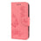 Leather Wallet Case Imprint Butterfly Flower Phone Case with Stand for iPhone 13 mini 5.4 inch - Pink - 2