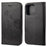 Well-protected Butterfly Flower Imprint Leather Wallet Phone Stand Case for iPhone 13 6.1 inch - Black - 1