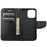 Well-protected Butterfly Flower Imprint Leather Wallet Phone Stand Case for iPhone 13 6.1 inch - Black - 4