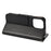 Well-protected Butterfly Flower Imprint Leather Wallet Phone Stand Case for iPhone 13 6.1 inch - Black - 6