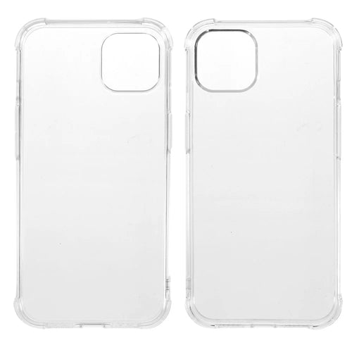 Drop-proof Transparent Flexible TPU Cell Phone Case Cover for iPhone 13 6.1 inch - 1