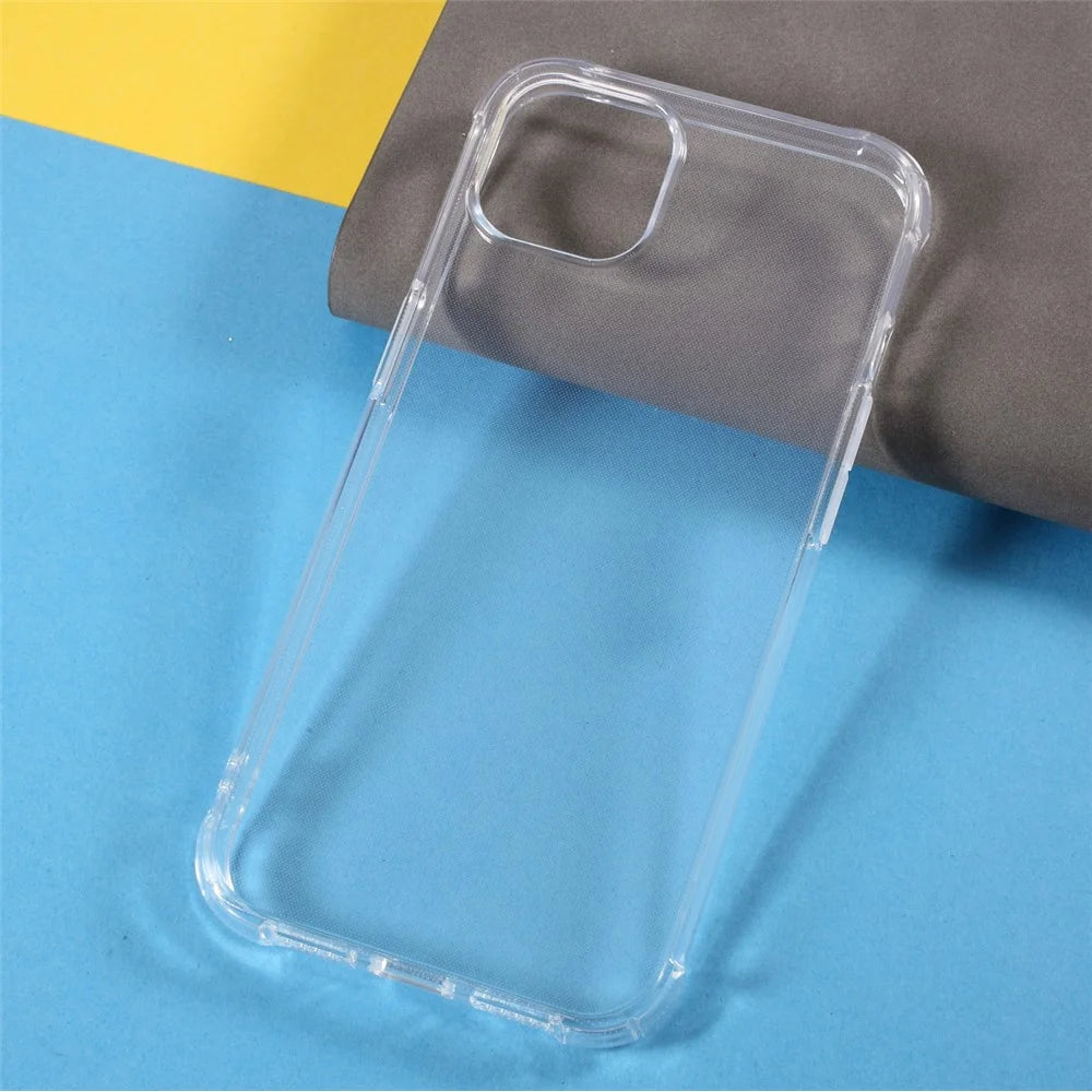 Drop-proof Transparent Flexible TPU Cell Phone Case Cover for iPhone 13 6.1 inch - 3