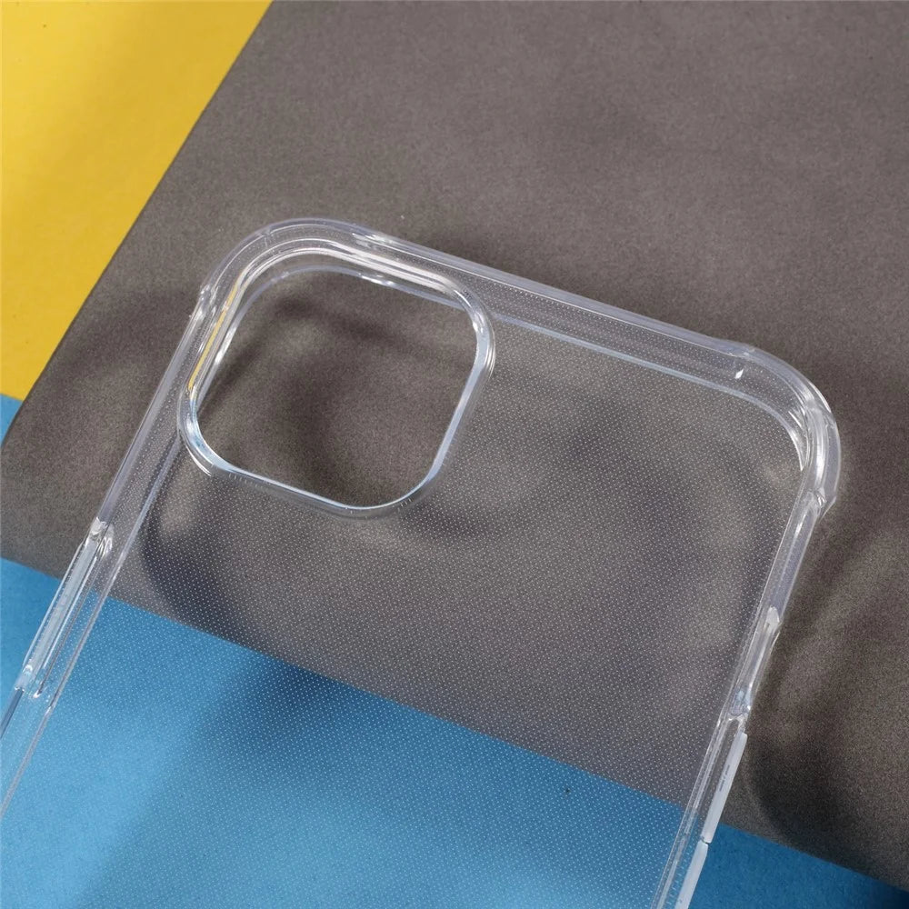 Drop-proof Transparent Flexible TPU Cell Phone Case Cover for iPhone 13 6.1 inch - 4