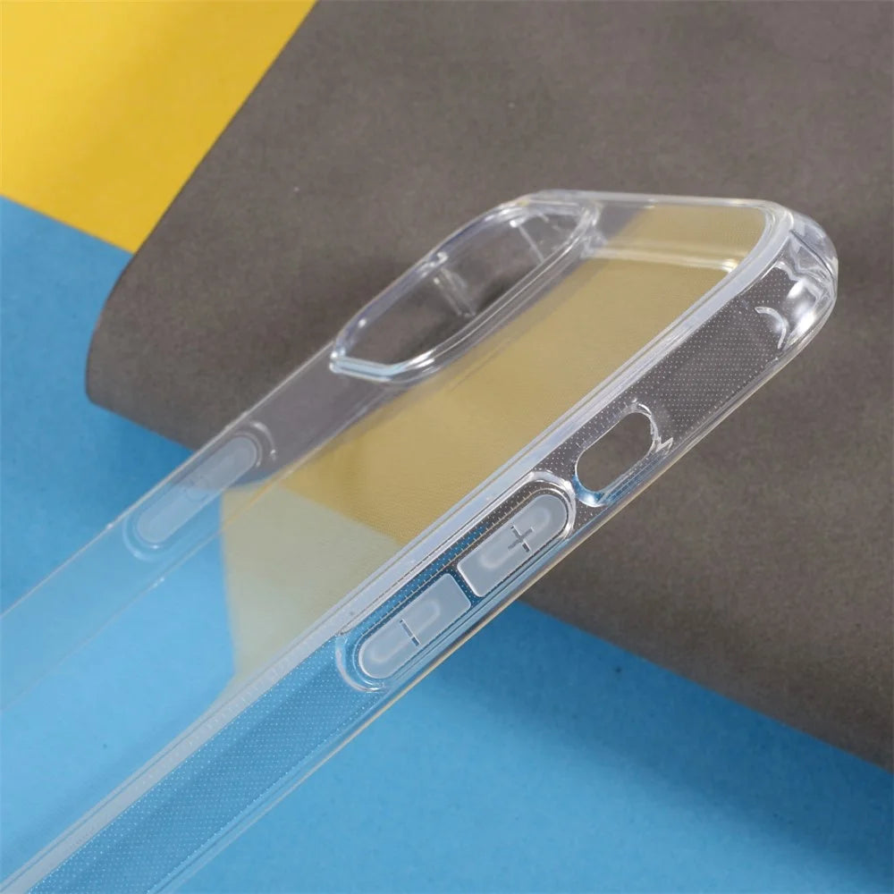 Drop-proof Transparent Flexible TPU Cell Phone Case Cover for iPhone 13 6.1 inch - 7