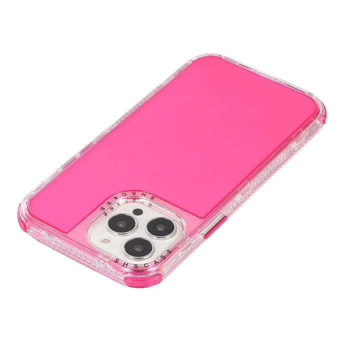All-round Protective Hard PC+TPU Phone Back Case for iPhone 13 Pro 6.1 inch - Rose - 3