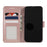 Imprinted Mandala Totem Pattern PU Leather Wallet Cover Slim Magnetic Shockproof Flip Case with Strap for iPhone 13 mini 5.4 inch - Rose Gold - 7