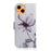 Pattern Printing PU Leather Wallet Leather Stand Folio Flip Protective Cover with Magnetic Closure for iPhone 13 6.1 inch - Lily - 7