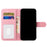 Anti-fall Pattern Printing Wallet Leather Phone Case Cover for iPhone 13 Pro Max 6.7 inch - Rose - 5