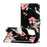 Pattern Printing Leather Wallet Stand Case Shell for iPhone 13 Pro Max 6.7 inch - Azalea - 7