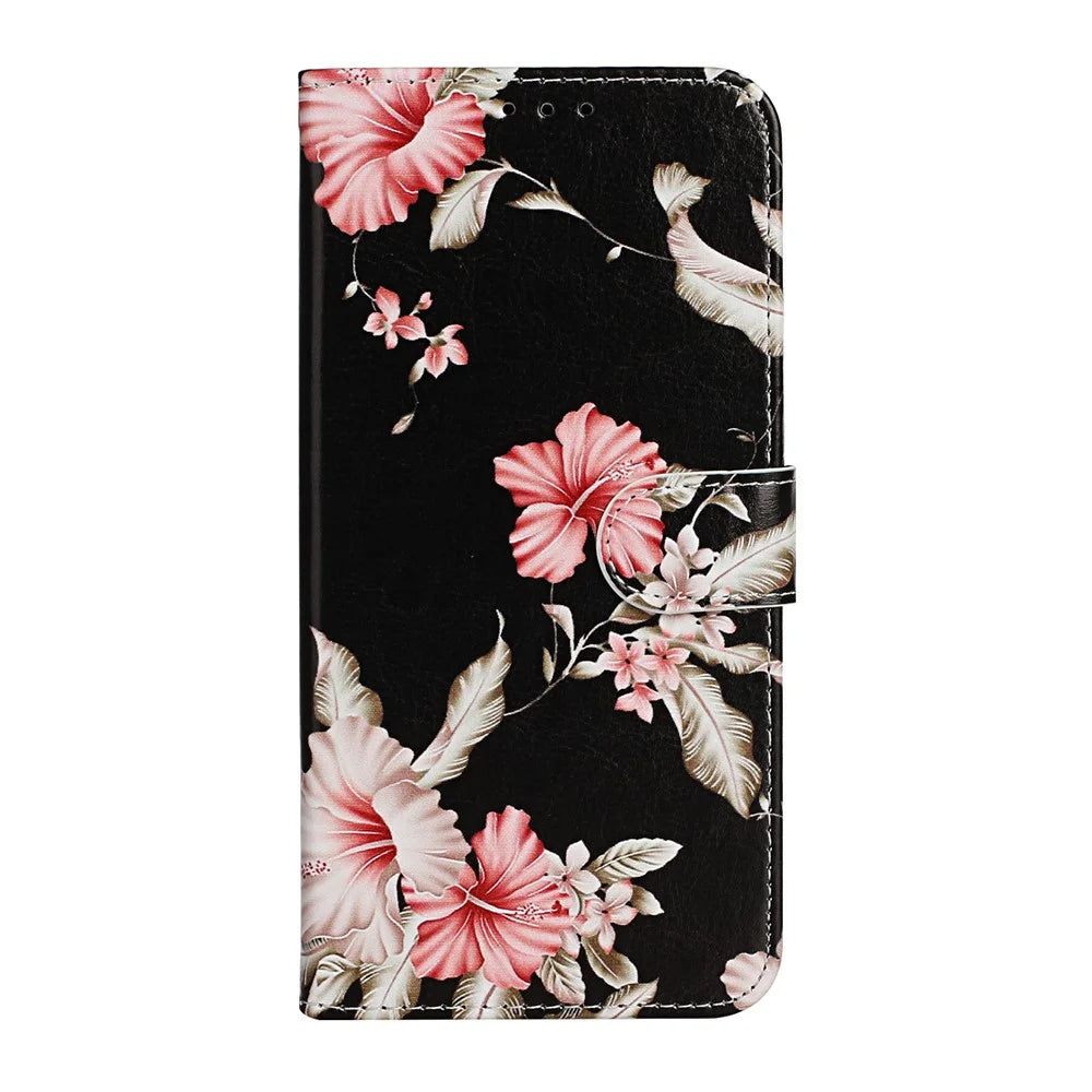 Pattern Printing Wallet Stand Phone Leather Case Cover for iPhone 13 Pro 6.1 inch - Azalea - 2
