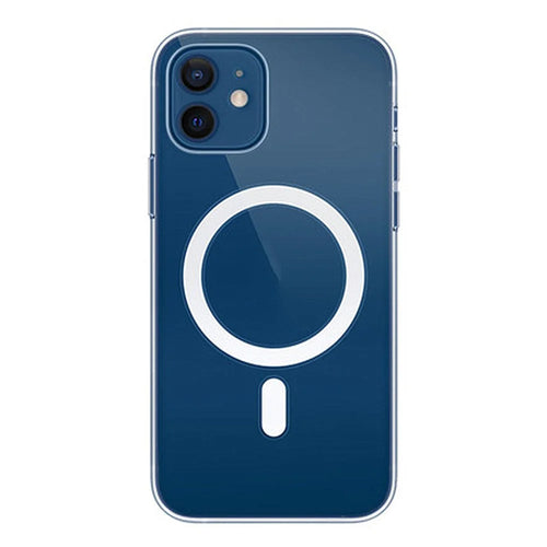 Transparent Magnetic Hard Acrylic + Thickened TPU Frame Combo Hybrid Cover for iPhone 13 mini 5.4 inch - 1