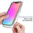 Transparent Anti-drop Gradient Color Clear TPU + PC Shell for iPhone 13 Pro 6.1 inch - Black - 2