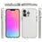 Transparent Anti-drop Gradient Color Clear TPU + PC Shell for iPhone 13 Pro 6.1 inch - Black - 6