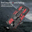 All-round Protective Back Clip Kickstand Design Phone Cover with Metal Sheet for iPhone 13 mini 5.4 inch - Red - 3