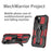 All-round Protective Back Clip Kickstand Design Phone Cover with Metal Sheet for iPhone 13 mini 5.4 inch - Red - 6