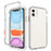 Anti-scratch Detachable 2-in-1 Transparent Gradient Color Clear TPU + PC Shell for iPhone 11 6.1 inch - Transparent - 1