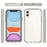 Anti-scratch Detachable 2-in-1 Transparent Gradient Color Clear TPU + PC Shell for iPhone 11 6.1 inch - Transparent - 6